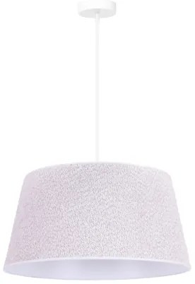 Duolla - Lustră pe cablu BOUCLE 1xE27/15W/230V d. 50 cm albă