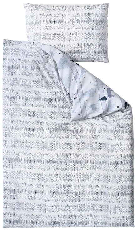 Lenjerie de pat din bumbac alb, REN Dimensiune lenjerie de pat: 70 x 90 cm | 140 x 220 cm