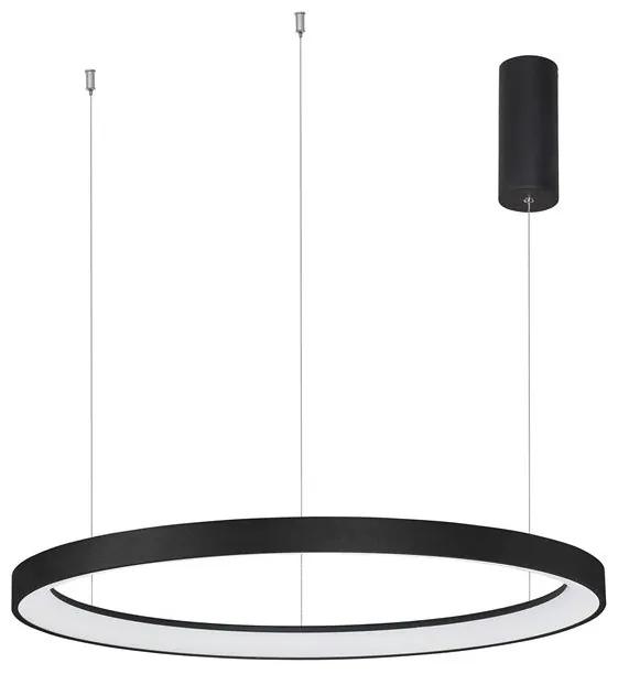 Lustra LED design modern circular PERTINO negru 60W NVL-9853686