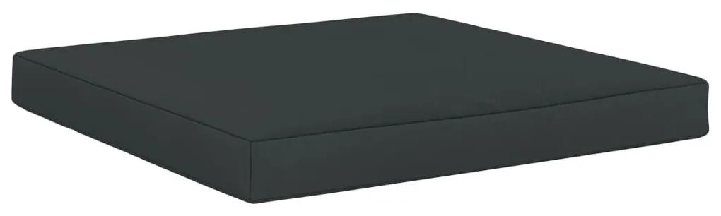 Perne canapea din paleti, 2 buc., antracit, material textil