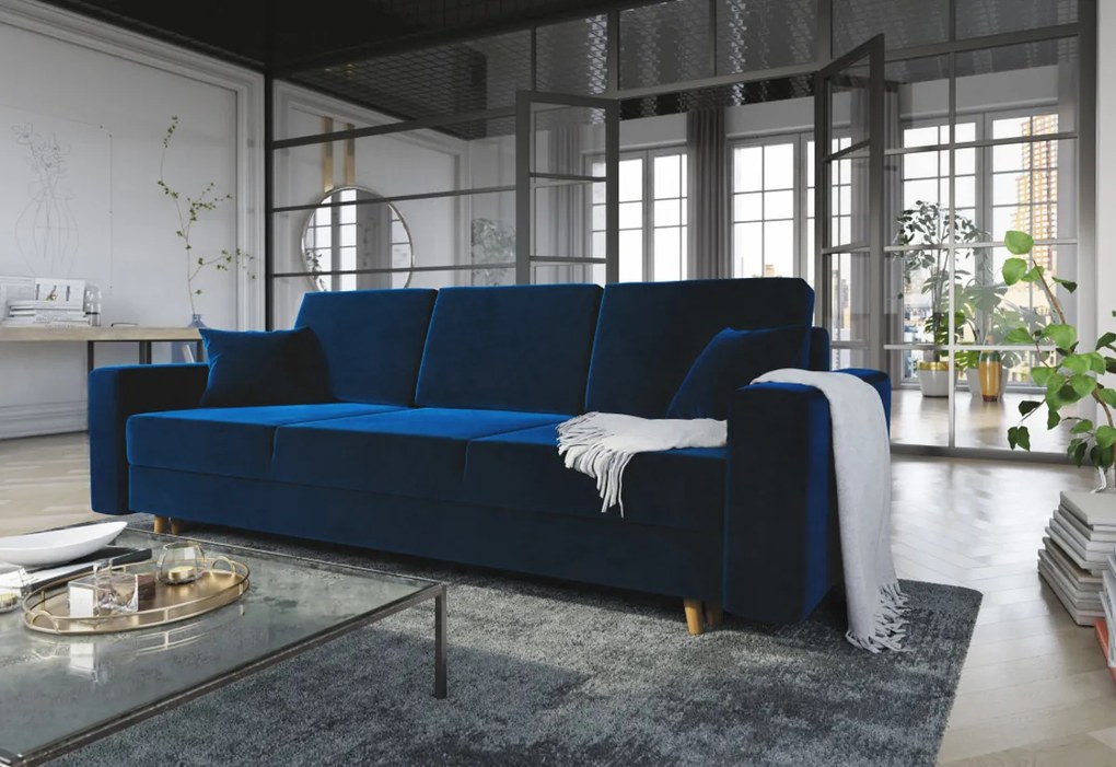 Expedo Canapea extensibilă tapițată BRISA, 230x87x90, itaka 14