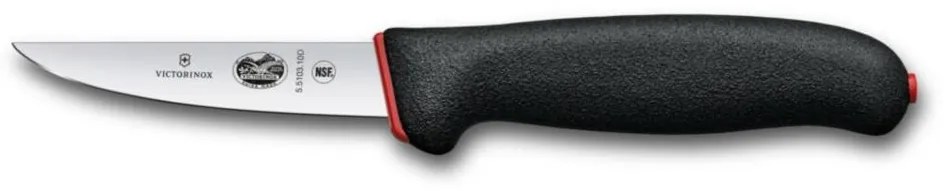 Victorinox - Cuțit pentru legume DUAL GRIP, 10 cm, negru