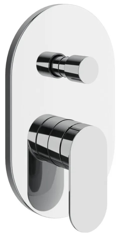 Ravak X070454 - Baterie de duș încastrată CHROME, crom lucios