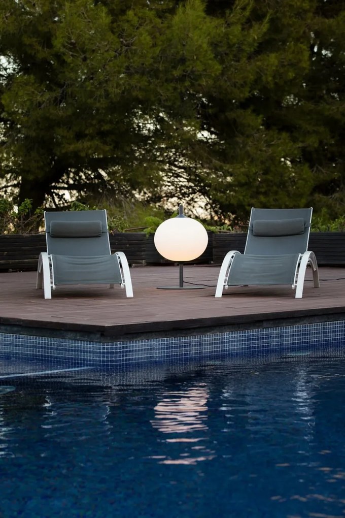 Lampa de iluminat exterior decorativ SAIGON 60/R45 gri/alb
