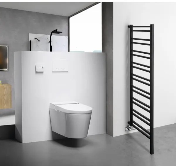 Sapho - Radiator de baie METRO SPACE 525W/230V 55x143 cm negru mat