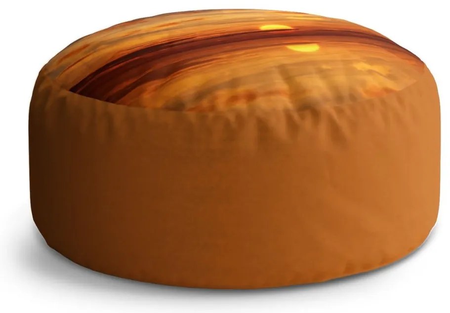 Taburet Circle soare portocaliu, portocaliu