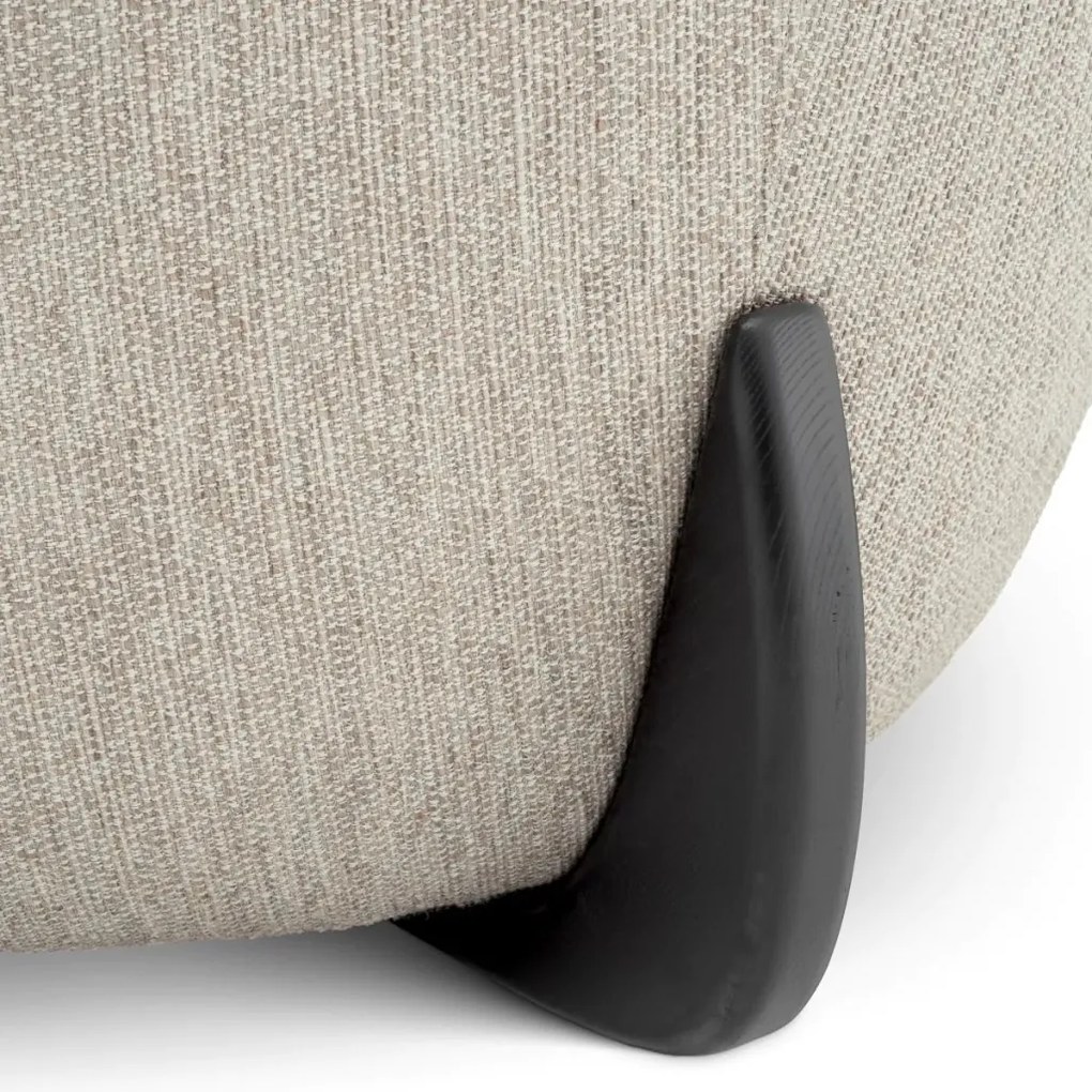 Fotoliu design LUX Siderno, Splendor light grey