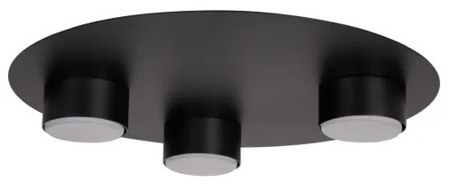 Plafonieră STAR 3xGX53/12W/230V negru