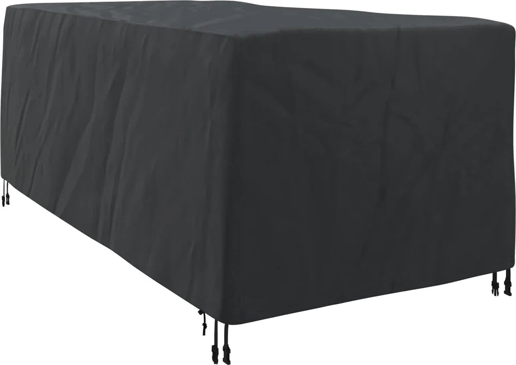 vidaXL Husă pentru Leagăne Simplu Negru 205 x 100 x 70 cm țesătură