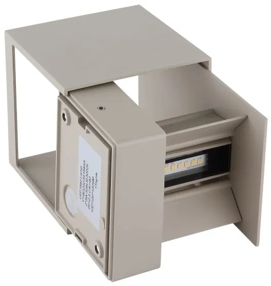 Globo 34168SA - Aplică de perete LED pentru exterior VERONIKA, 2 x 3W, 230V, IP54