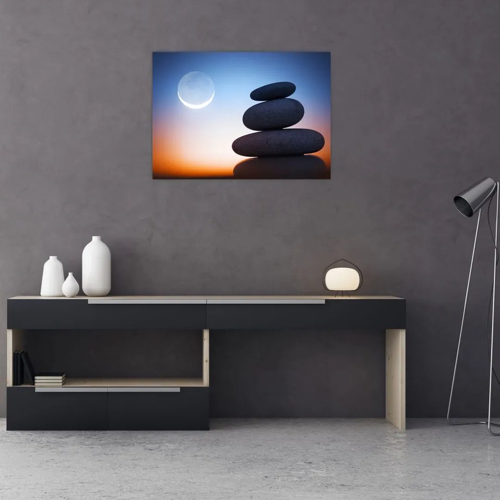 Tablou cu pietre suprapuse (70x50 cm)
