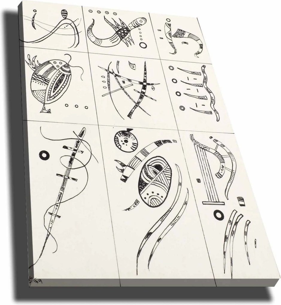 Tablou 677VSL1145, crem, panza, 70x100 cm