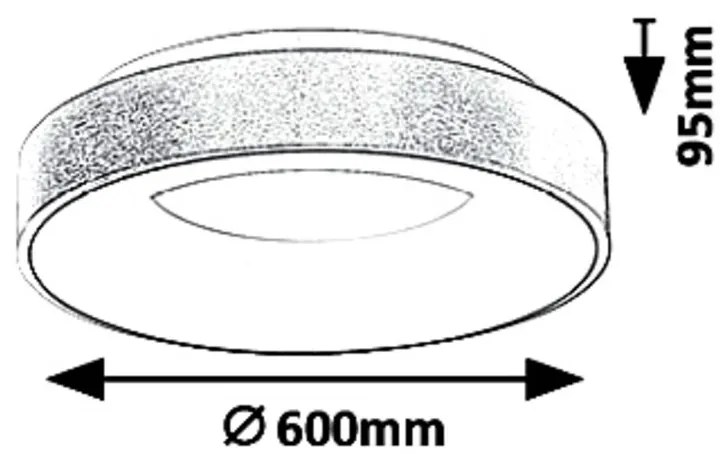 Plafoniera LED camera de zi, sufragerie, dormitor Carmella 5053 RX