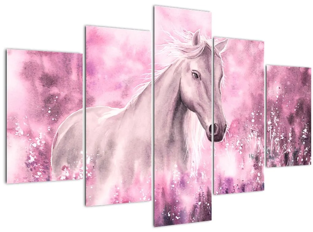 Tablou - Cal pictat (150x105 cm)