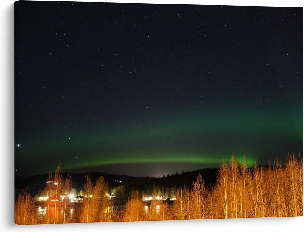 Tablou cu aurora borealis (70x50 cm)