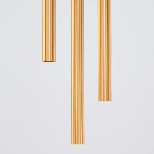 Lustră pe cablu Sollux SL.1342 ARCHE 3xG9/8W/230V auriu