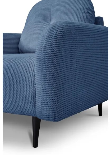 Fotoliu tapițat CLOUDY, albastru