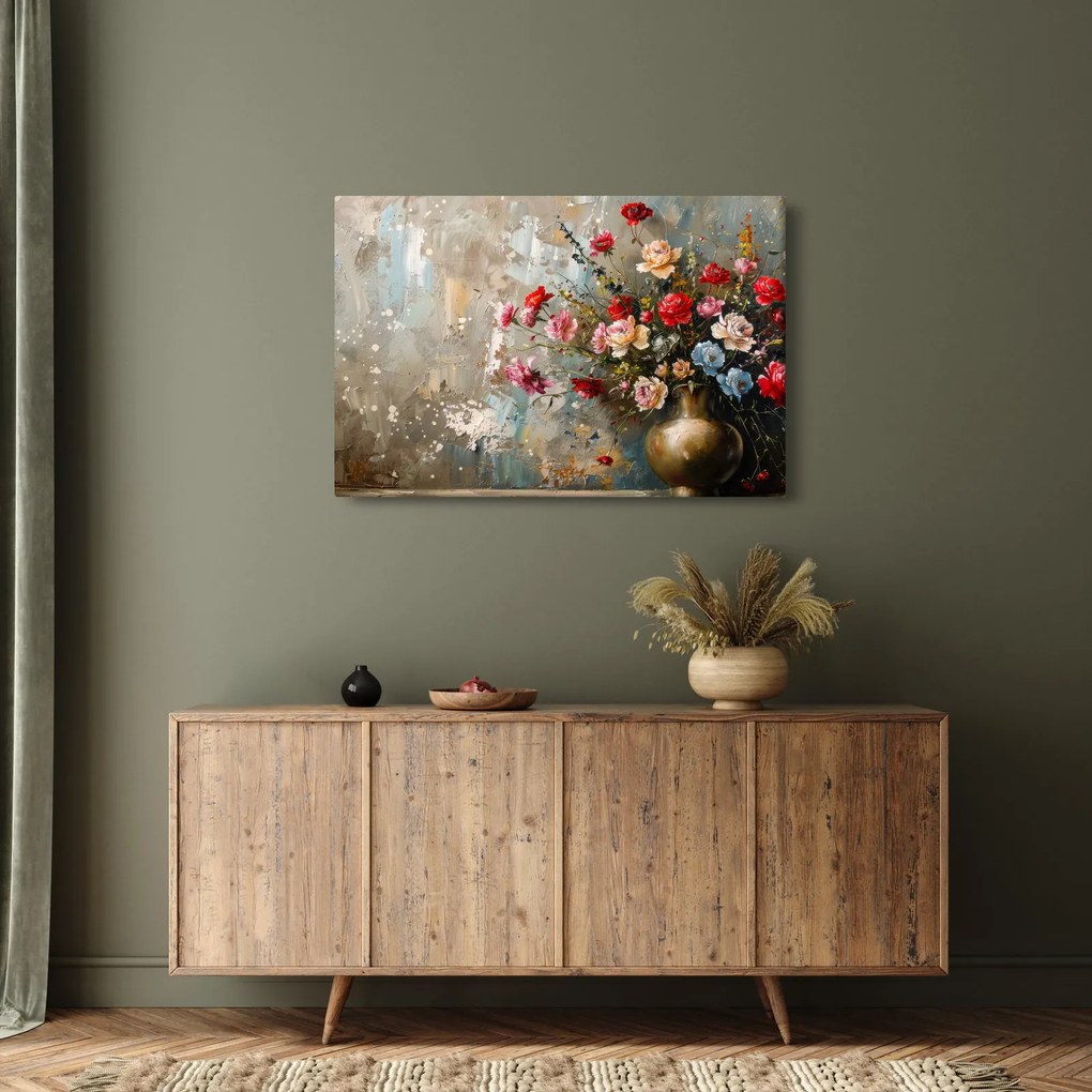 Tablou - Vaza de flori (90x60 cm)