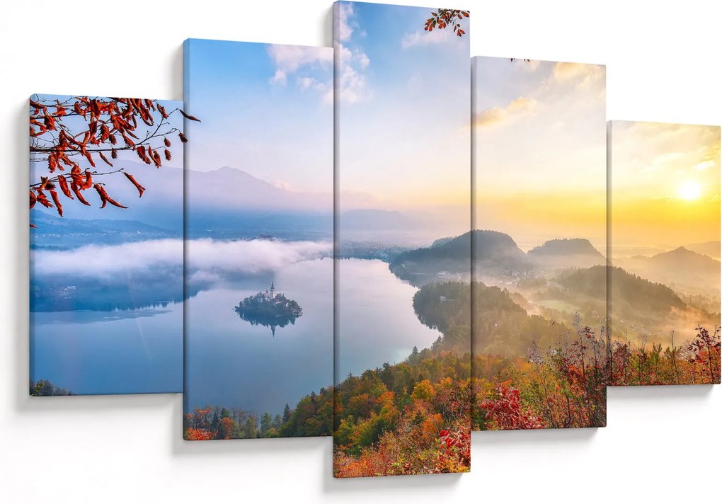 Tablou - Lacul Bled (150x105 cm)