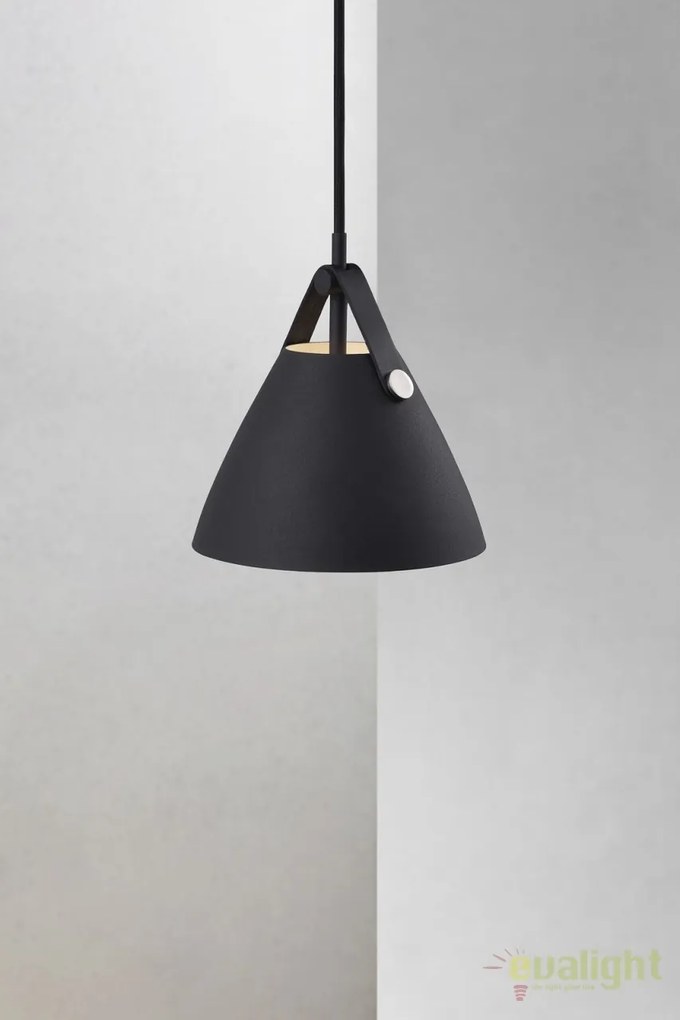 Pendul design nordic STRAP 16 negru 84303003 DFTP