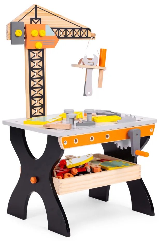 Masă de asamblare din lemn pentru copii, bancă do-it-yourself