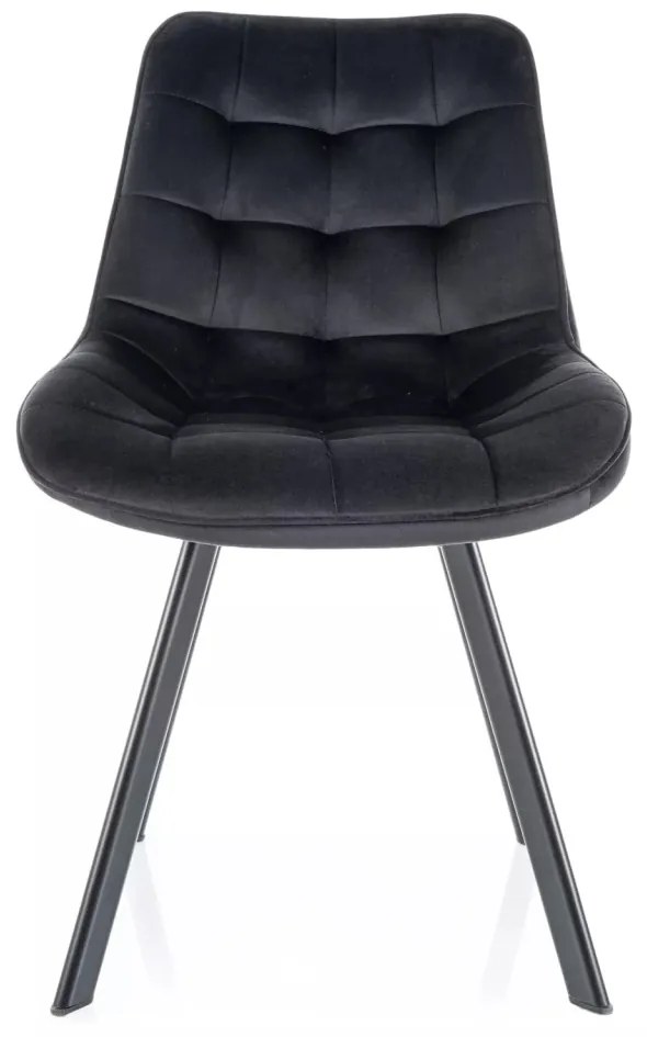 Scaun rotativ Monti velvet negru/negru Blu19