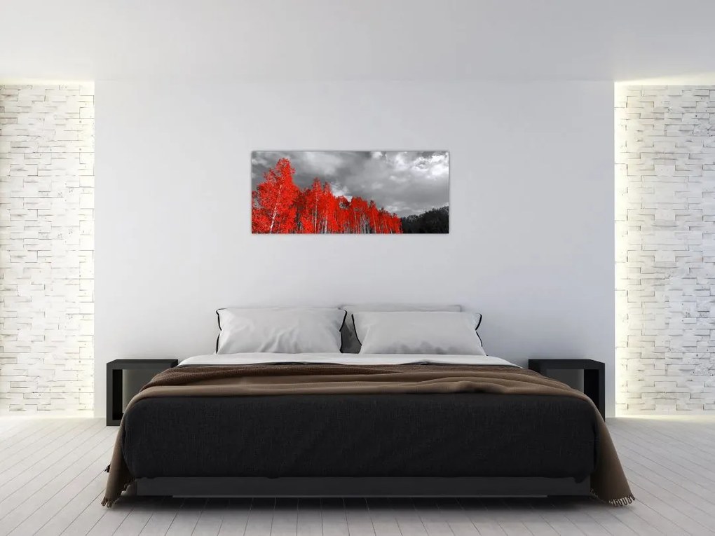 Tablou - Copaci în culorile toamnei (120x50 cm)