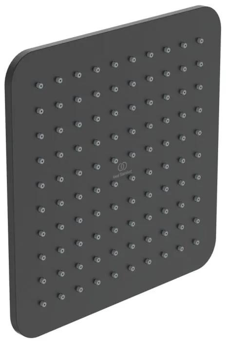 Palarie dus Ideal Standard IdealRain Square 200 mm, negru mat - B0024XG
