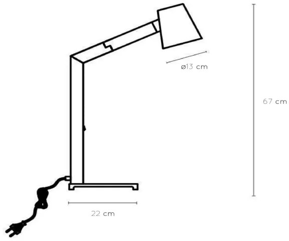 Lucide 20610/01/30 - Lampa de masa MIZUKO 1xE14/40W/230V