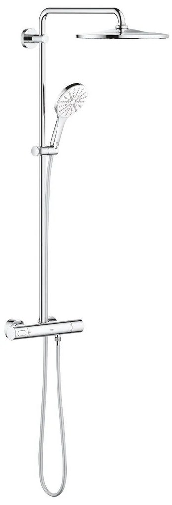 Grohe Rainshower set de dus perete cu termostat da alb 26647LS0
