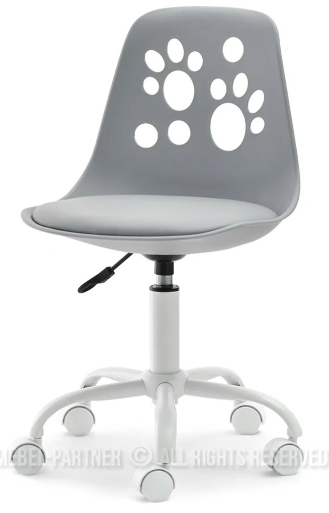 Scaun pentru copii Footy (gri + alb). 1109929