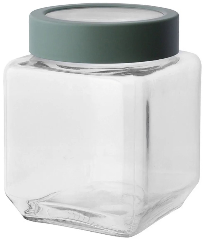 Altom Cutie din sticlă cu capac, 500 ml, verde, 500 ml