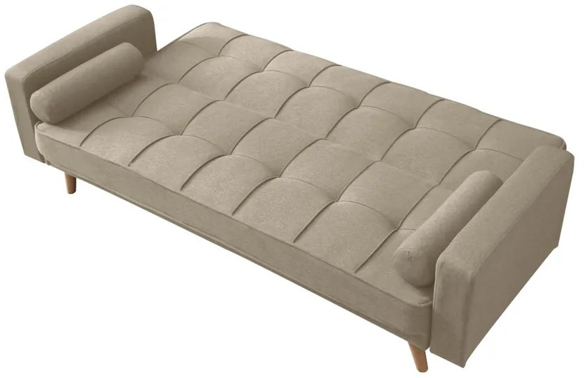 Canapea extensibila bej NESTOR VELVET