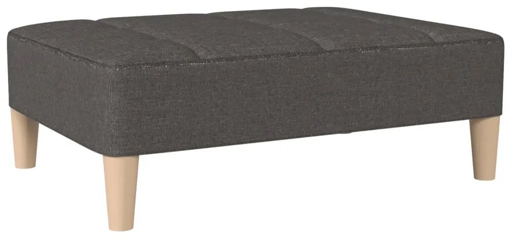 337716 vidaXL Taburet, gri închis, 78x56x32 cm, material textil