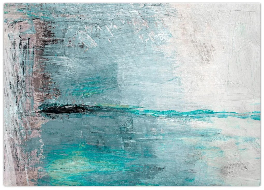 Tablou - pictură abstractă în ulei (70x50 cm)
