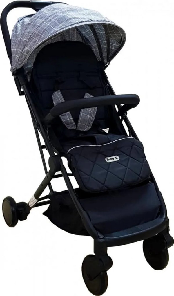 Carucior sport ultracompact pentru copii Baby Care™ PRO S108, Transformabil in troller, Spatar reglabil in 3 trepte, Roti cu rulment, Frana