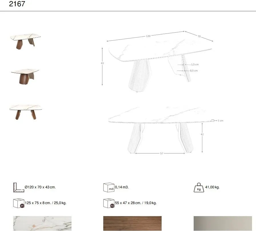 Masuta design LUX Porcelain Marble