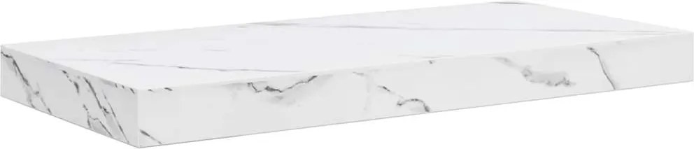 vidaXL Raft de perete Marmură albă 50 x 23 x 4 cm Lemn compozit