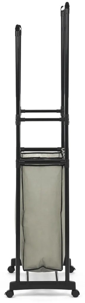 Suport cu spațiu de depozitare GD-176 BK, plastic,negru