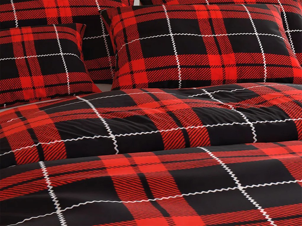 Lenjerie cocolino ALBURY rosie Dimensiune lenjerie de pat: 70 x 90 cm | 140 x 200 cm