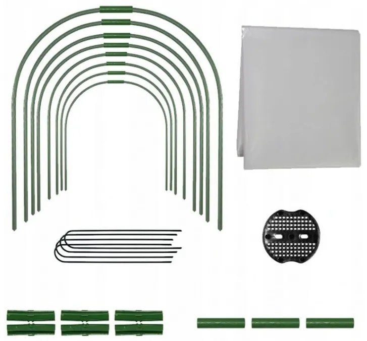 Solar mic de grădină 6 x 0,5 m