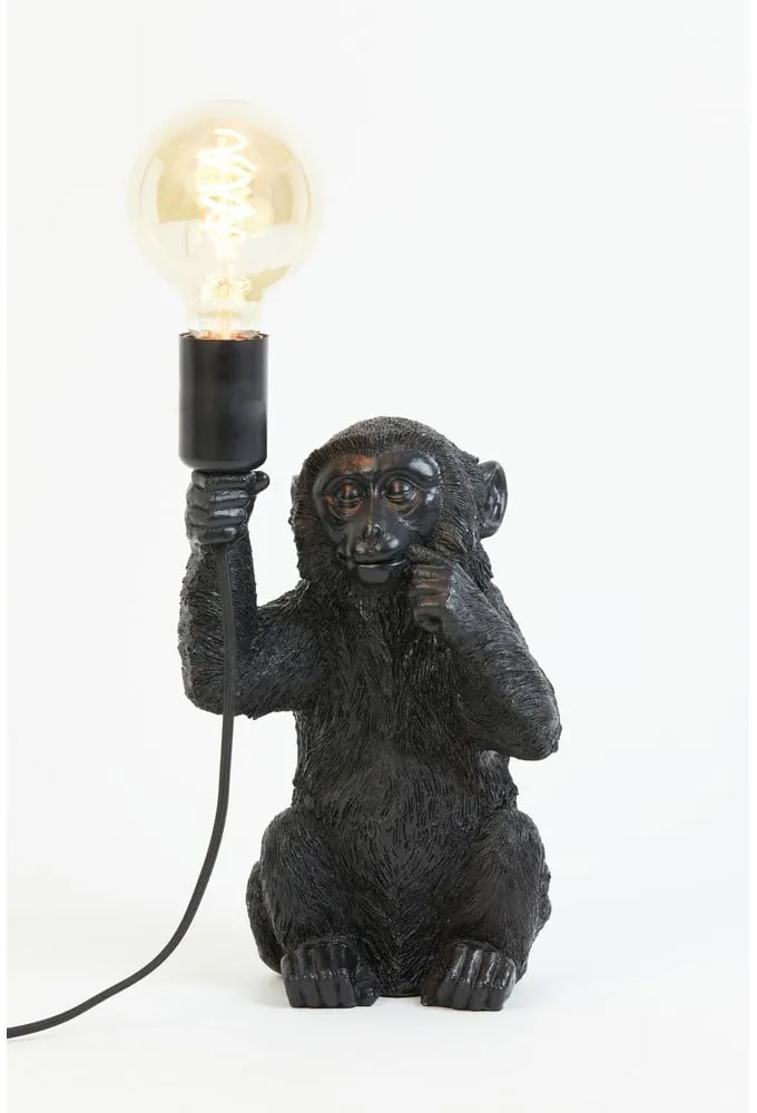 Veioză neagră (înălțime 34 cm) Monkey – Light & Living