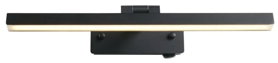 Aplica de perete LED pentru oglinda sau tablou Corfu negru