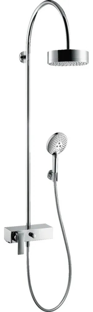 Set de dus Showerpipe, crom