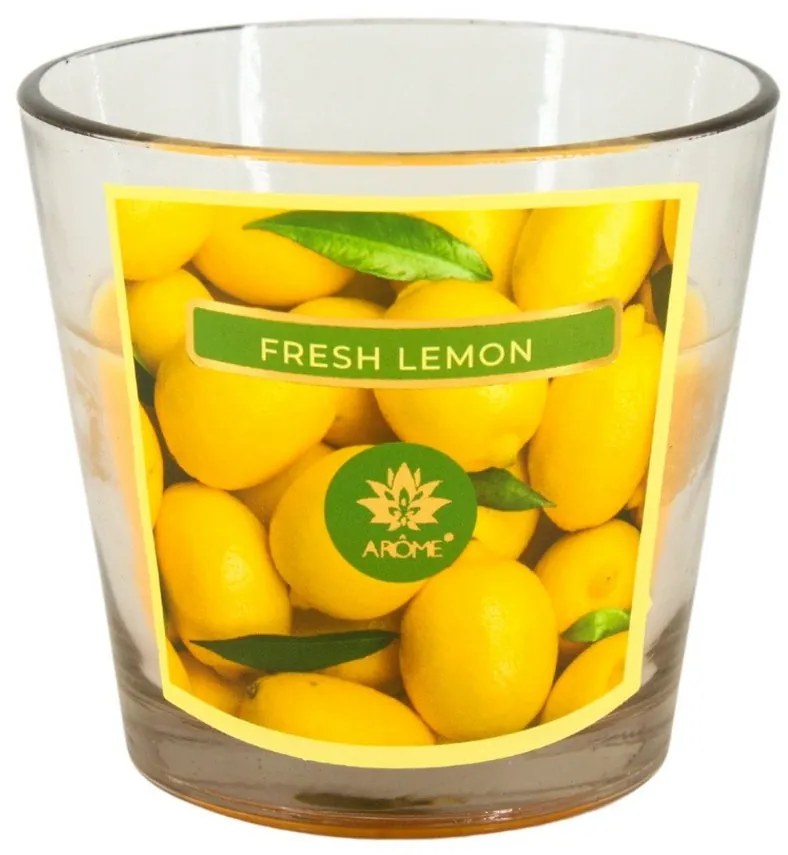 Lumânare parfumată Arome Fresh Lemon, 120 g