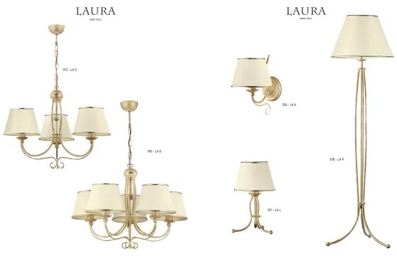 Aplică LAURA 1xE27/60W/230V Jupiter 516 LA-K-E