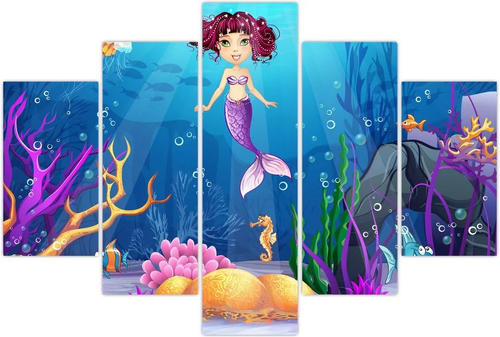 Tablou - Sirenă (150x105 cm)
