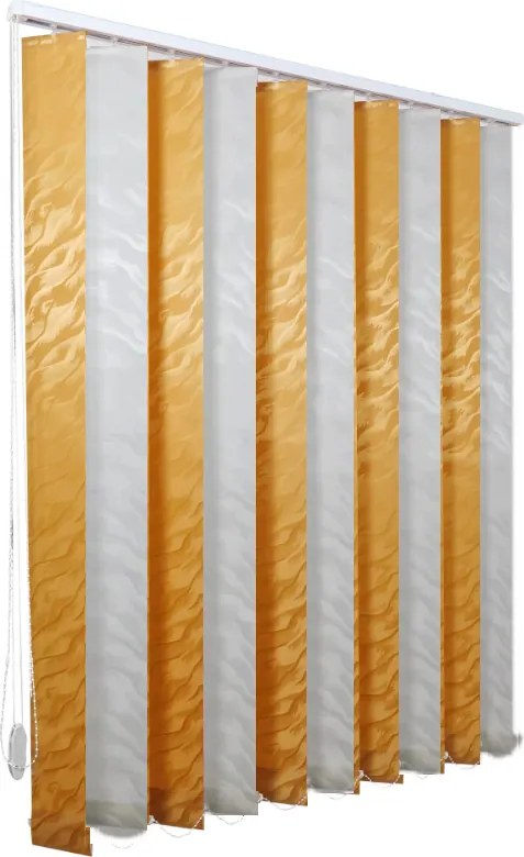 Jaluzele verticale BEATA 9601/9605 alb/maro