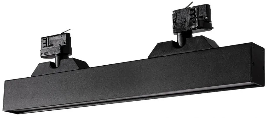 Spot LED directionabil pe sina LINNEA 57 TRACK 3Line CCT 24W negru