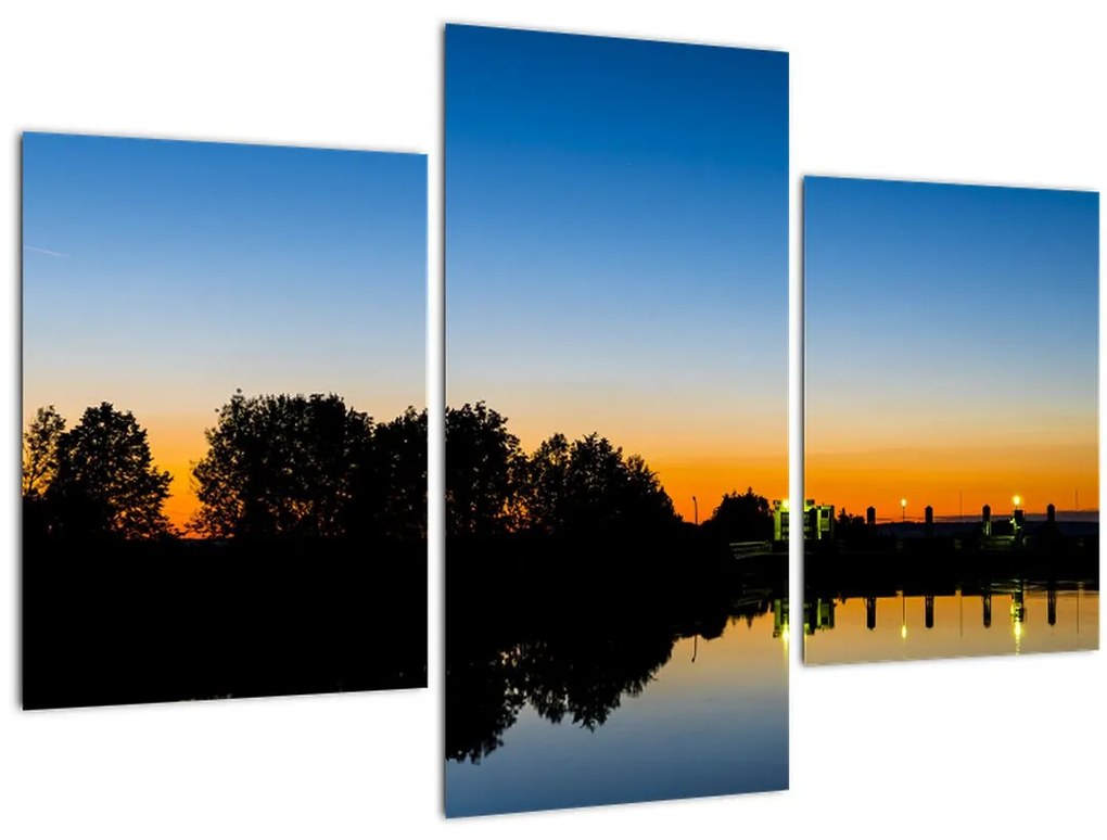 Tablou cu apus de soare (90x60 cm)